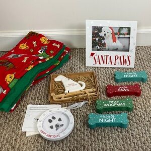 Holiday Pet Ornament and Photo Frame Bundle